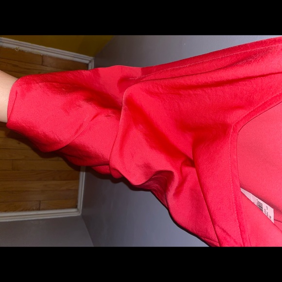 A long pink dress cut on the side - Picture 4 of 5